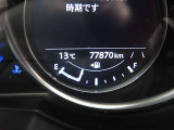 撮影時の走行距離は「77,870Km」になります。
