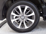 アルミホイールはホンダ純正なので安心!しかも車のデザインにもマッチしています。