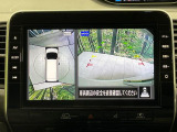 【アラウンドビューモニター】専用のカメラにより、上から見下ろしたような視点で360度クルマの周囲を確認することができます☆死角部分も確認しやすく、狭い場所での切り返しや駐車もスムーズに行えます。