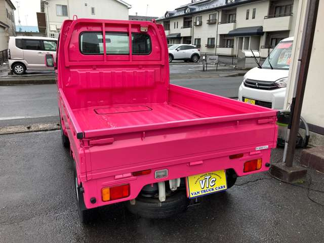 スズキ キャリイ KX 4WD 4WD フロアAT ピンク全塗装 働く女子 の中古車