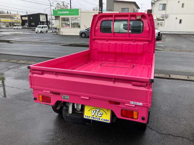 スズキ キャリイ KX 4WD 4WD フロアAT ピンク全塗装 働く女子 の中古車