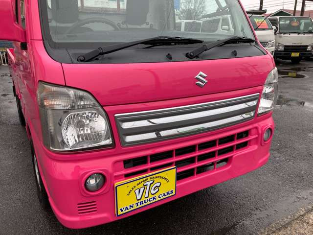 スズキ キャリイ KX 4WD 4WD フロアAT ピンク全塗装 働く女子 の中古車