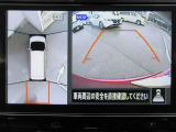 車の真上から見下ろしたような360度視界の良い『アラウンドビューモニター』です♪♪ 苦手な狭い駐車場、暗い所でも確認ができてとっても安心です♪♪