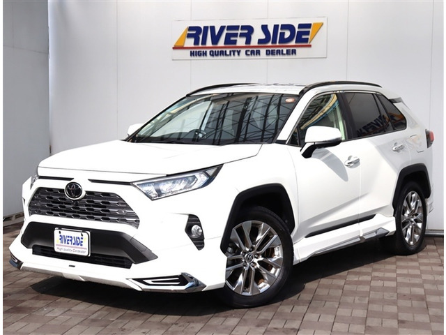 RAV4 2.0 G Zパッケージ 4WD モデリスタエアロ メーカー9型ナビ ブルー