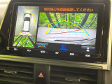 【パノラミックビューモニター】専用のカメラにより、上から見下ろしたような視点で360度クルマの周囲を確認することができます☆死角部分も確認しやすく、狭い場所での切り返しや駐車もスムーズに行えます。