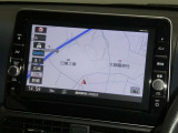 【9インチ純正ナビ】純正ナビを装備。タッチパネル式で使いやすく、詳細地図により目的地をピンポイントで設定できます。初めての道でも迷いにくく、ロングドライブも快適ですよ♪