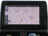 MM223D-Lナビゲーション。大きな画面で地図が見やすいです。