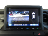 バックカメラの画像です。ガイドラインがスムースな車庫入れをサポートいたします!車庫入れの安心感がアップしますね☆