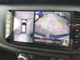上からまる見えアラウンドビューモニターなので車庫入れもラクラクです♪