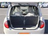 荷室スペースも充分、荷物の収納も楽々です。