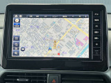 純正ナビ装備。9インチ大画面で操作もしやすく、カメラ映像も見やすいですよ♪
