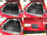 フラットになる荷室も使い勝手良好!