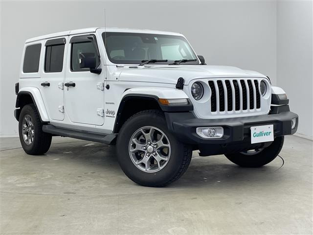 ラングラー アンリミテッド サハラ 4WD 本革シート ワンオーナー