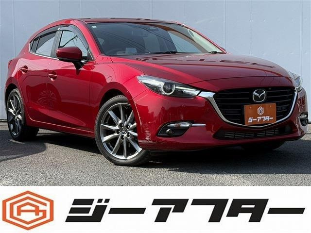 アクセラスポーツ2.2 22XD Lパッケージ6速MT 禁煙車 黒革シート 純正ナビ