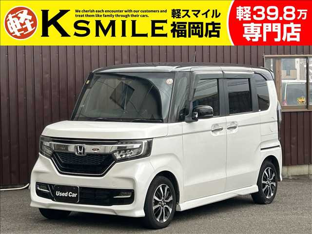 N-BOXカスタム G L ホンダセンシング 禁煙車 社外ナビ Bluetooth CD DVD