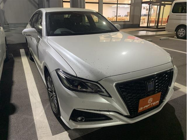 クラウン ハイブリッド 2.5 S 禁煙車 後期型 純正10.5インチナビ