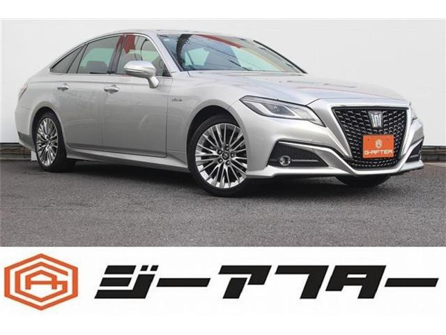 クラウンハイブリッド 2.5 S エレガンス スタイル禁煙車 純正ナビ フルセグTV バックカメ