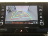バックガイドモニターで、後方を確認しながら安心して駐車することができます。運転初心者も熟練者も必須の機能ですよ!