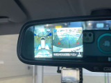バックミラー+バックカメラ+アラウンドビューモニターの映像