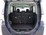 広々としたラゲージスペースを備えています。大きなものや長さのある荷物もしっかりと積み込めます。