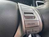 【クルーズコントロール】高速道路もラクラク走行。アクセルを離しても一定速度で走行ができ、長距離運転時の負担を軽減!加速・減速も簡単なスイッチ操作で調整できます。