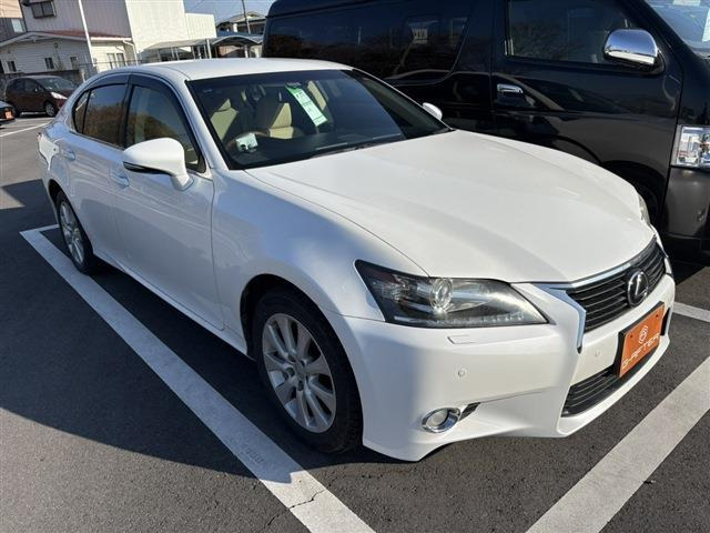 GS350 バージョンL 4WD禁煙車 純正12.3インチナビ 白革シート
