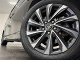 【純正17インチアルミホイール】社外ホイールの取付、ホイールなどのコーティングもご用意。タイヤはご納車前、空気圧や残り溝等しっかりと点検させていただきます!