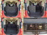 ☆リヤシートを倒すと、こんなに広い空間が出来ました。大きい荷物もらくらくに入ります。