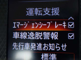 【エマージェンシーブレーキ】前方の車両や歩行者と衝突のおそれがあるとき、警報とブレーキにより、運転者の衝突回避操作を支援します。