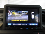 バックカメラの画像です。ガイドラインがスムースな車庫入れをサポートいたします!車庫入れの安心感がアップしますね☆
