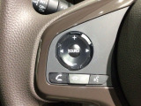 ステアリングにオーディオ操作スイッチが付いています。オーディオ画面に直接タッチしなくても操作が出来ますので、運転に集中できます。