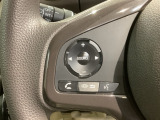 ステアリングにオーディオ操作スイッチが付いています。オーディオ画面に直接タッチしなくても操作が出来ますので、運転に集中できます。