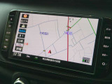 ★ナビ画面のアップ写真です。純正ですのでスイッチが大きく操作がしやすいです。
