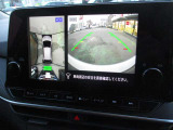 アラウンドビューモニターは上から目線で全方向確認します。