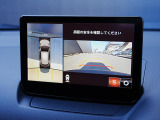 360&deg;ビューモニターを搭載しています。コーナーセンサーと合せてお使いいただくことで、安全、安心にお車の取り回しを行っていただけます。
