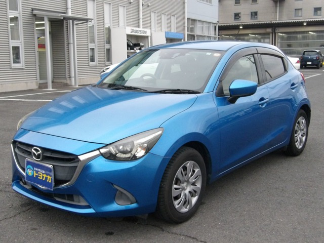 デミオ 1.3 13S 雹凹 純正SDナビ LEDヘッドライト