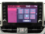 【ディスプレイオーディオ】大画面のディスプレイはAppleCarPlayやAndroidAutoが利用可能。大きな画面でスマホナビアプリ等が利用いただけます