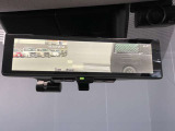 スマートルームミラーも付いてます☆後方ピラーや荷物、後席に同乗している方や曇りなど視界が遮られた場合でも後方カメラからの映像で安全確認をすることが出来て安心です☆