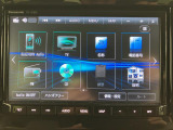 【9インチナビ】TV CD/DVD再生やBluetoothオーディオなど多彩なメディアに対応したメモリーナビを装備しています。