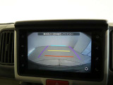 車庫入れの強い味方。後退時の死角をチェックするために便利です。