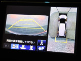 純正のマルチビューカメラが装備されています!上から見下ろしたような視界のカメラが駐車をサポートします!