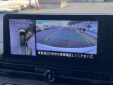 アラウンドビューモニターで車の周辺状況をナビ画面で確認できます☆