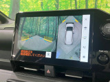【パノラミックビューモニター】専用のカメラにより、上から見下ろしたような視点で360度クルマの周囲を確認することができます☆死角部分も確認しやすく、狭い場所での切り返しや駐車もスムーズに行えます。