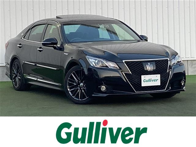 クラウンアスリート ハイブリッド 2.5 S ブラックスタイル 本革シート サンルーフ