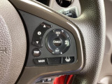 ステアリング右手側に安全運転支援機能のホンダセンシングをコントロールするスイッチ、左手側にオーディオ関連のコントロールスイッチを配置、視線を逸らすことなく運転に集中できます