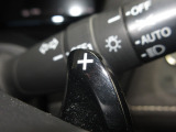 マニュアル車のような感覚で、ワインディングロードでも車を操れるパドルシフト付きです。長い下り坂でのエンジンブレーキや、高速道路の合流の際の加速も思いのままです。