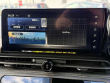 日産純正メモリーナビ。操作も簡単なタッチパネルです。
