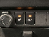 運転席、助手席にはシートヒーターが付いています。最近の冬場は例年よりも寒くなっています。。。シートヒーターがあるとないとじゃ大違い!ぜひお試しあれ!