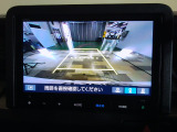 バックカメラの画像です。ガイドラインがスムースな車庫入れをサポートいたします!車庫入れの安心感がアップしますね☆