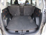 広々としたラゲージスペースを備えています。大きなものや長さのある荷物もしっかりと積み込めます。